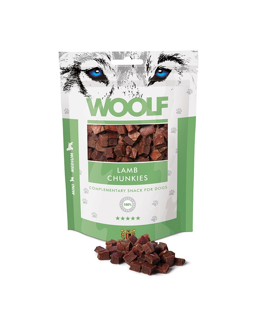 WOOLF LAMB CHUNKIES 100gr